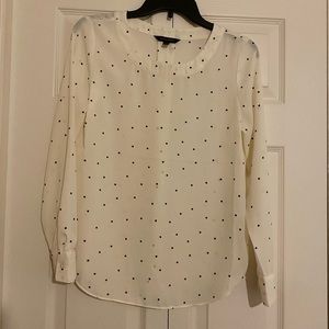 Banana Republic Sheer Polka Dot XS Women’s Blouse